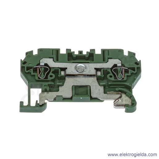Złączka D1.5/4.P.2L żółto-zielona sprężynowa Złączka D1.5/4.P.2L żółto-zielona sprężynowa