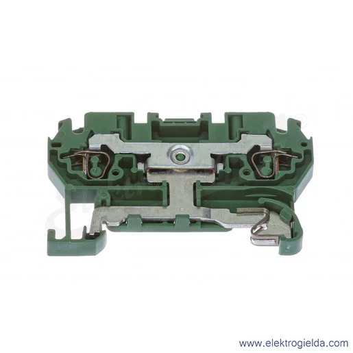 Złączka D2.5/5.P.2L ochronna sprężynowa żółto-zielona Złączka D2.5/5.P.2L ochronna sprężynowa żółto-zielona