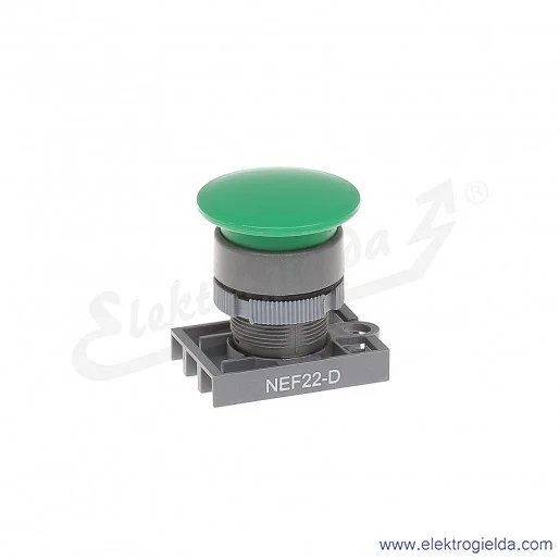 Napęd przycisku NEF22 Dz zielony dłoniowy impulsowy Napęd przycisku NEF22 Dz zielony dłoniowy impulsowy