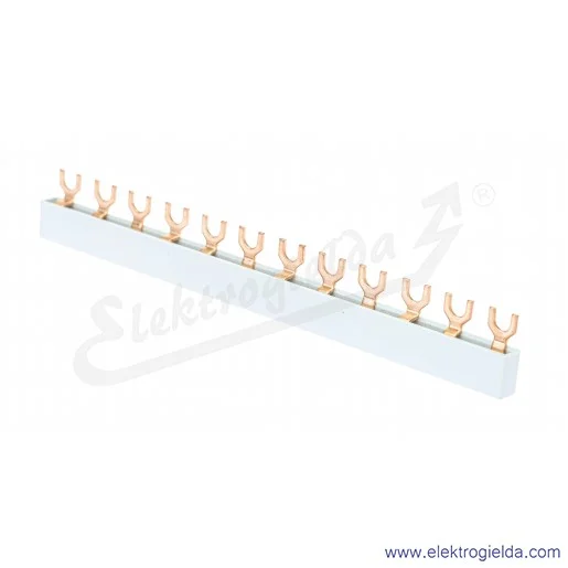 Szyna łączeniowa 215639, EVG 3FAZ/12, 63A, 12 modułowa, 3 fazowa, 10mm2 Szyna łączeniowa 215639, EVG 3FAZ/12, 63A, 12 modułowa, 3 fazowa, 10mm2