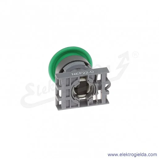 Napęd przycisku NEF22 Dz zielony dłoniowy impulsowy Napęd przycisku NEF22 Dz zielony dłoniowy impulsowy
