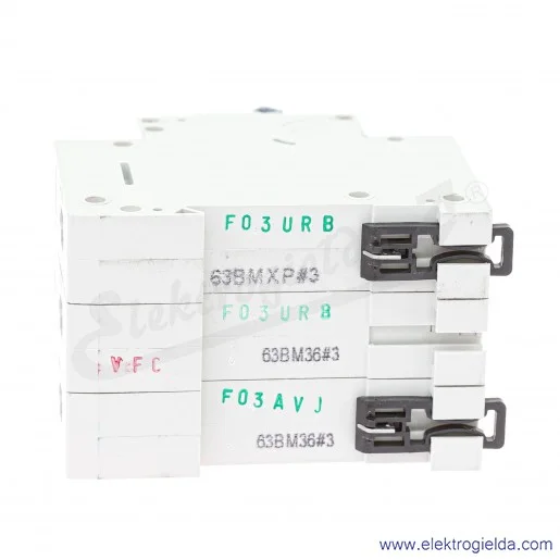 Wyłącznik nadprądowy HN-B63/3 3P B 63A AC 6kA Wyłącznik nadprądowy HN-B63/3 3P B 63A AC 6kA