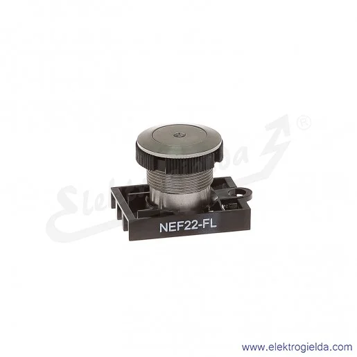 Napęd przycisku NEF22 FL metalowy kryty wandaloodporny podświetlany