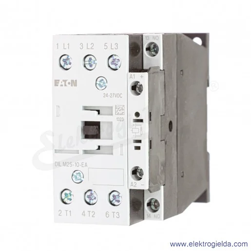 Stycznik DILM25-10-EA(RDC24) 3P+1NO 11kW 25A Us 24VDC Stycznik DILM25-10-EA(RDC24) 3P+1NO 11kW 25A Us 24VDC