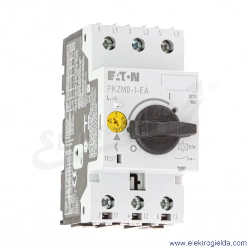 Wyłącznik silnikowy PKZM0-1-EA 3P 0,25kW 0,63-1,0A Wyłącznik silnikowy PKZM0-1-EA 3P 0,25kW 0,63-1,0A