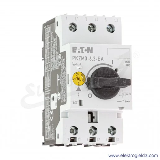Wyłącznik silnikowy PKZM0-6,3-EA 3P 2,2kW 4-6,3A Wyłącznik silnikowy PKZM0-6,3-EA 3P 2,2kW 4-6,3A
