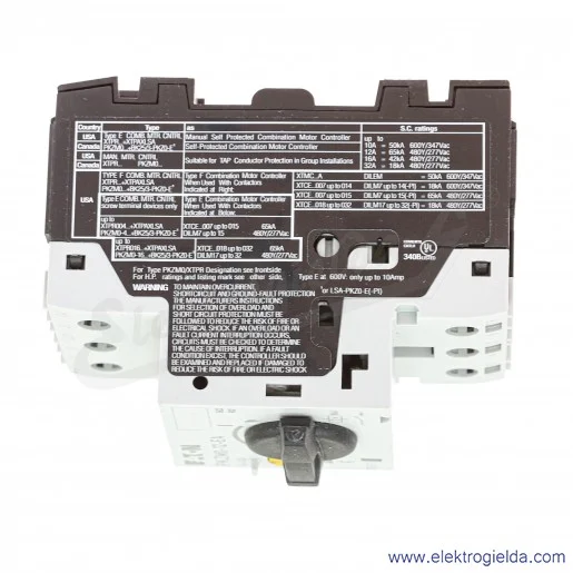 Wyłącznik silnikowy PKZM0-12-EA 3P 5,5kW 8-12A Wyłącznik silnikowy PKZM0-12-EA 3P 5,5kW 8-12A