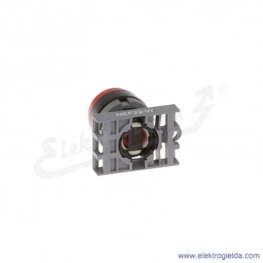 Napęd przycisku NEF22 Wc czerwony wystający samopowrotny Napęd przycisku NEF22 Wc czerwony wystający samopowrotny