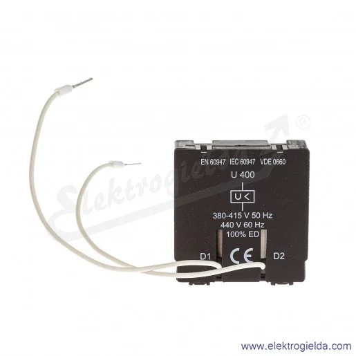 Wyzwalacz 38.901.508 400V 50Hz podnapięciowy do wyłącznika silnikowego MS25 Wyzwalacz 38.901.508 400V 50Hz podnapięciowy do wyłącznika silnikowego MS25