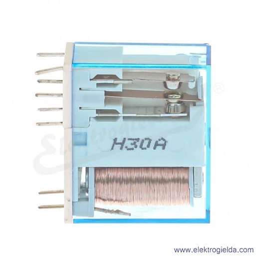 Przekaźnik przełączający 4462.9.012.0000, 2P, 12VDC, 10A, do gniazd i obwodów drukowanych Przekaźnik przełączający 4462.9.012.0000, 2P, 12VDC, 10A, do gniazd i obwodów drukowanych