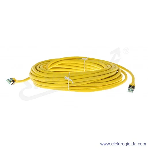 Przewód łączeniowy 9474747122, kategoria 6, żółty, 15m, Patch cord Przewód łączeniowy 9474747122, kategoria 6, żółty, 15m, Patch cord