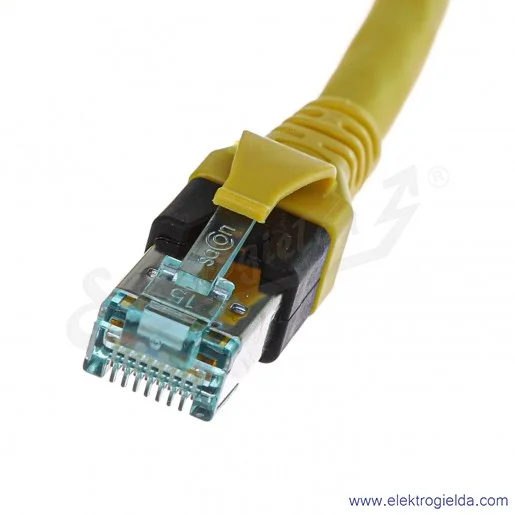 Przewód łączeniowy 9474747122, kategoria 6, żółty, 15m, Patch cord Przewód łączeniowy 9474747122, kategoria 6, żółty, 15m, Patch cord