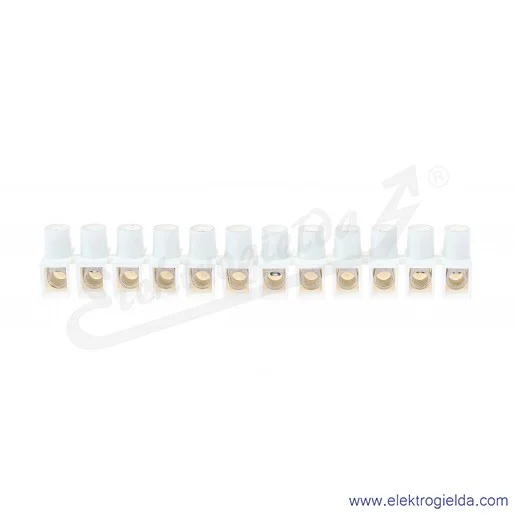 Listwa zaciskowa 22316216, LTA 12-4,0, jednorzędowa, jednostronnie zamknięta, 4mm2, 32A, 400V, 12 torowa Listwa zaciskowa 22316216, LTA 12-4,0, jednorzędowa, jednostronnie zamknięta, 4mm2, 32A, 400V, 12 torowa