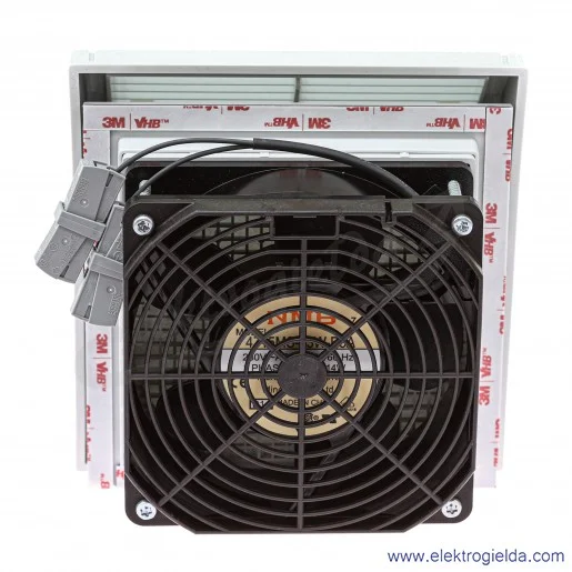 Wentylator z filtrem 01801.0-00, FF018 55m3/h, 230VAC, 15W IP54, wkład G4, 125x125mm Wentylator z filtrem 01801.0-00, FF018 55m3/h, 230VAC, 15W IP54, wkład G4, 125x125mm