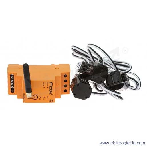 Monitor zużycia energi WI-MEF-3 elektrycznej WI-FI, 3 fazowy+N,FOX ENERGY 3 Monitor zużycia energi WI-MEF-3 elektrycznej WI-FI, 3 fazowy+N,FOX ENERGY 3