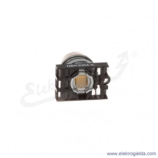 Napęd przycisku NEK22M-Kg żółty kryty metalowy samopowrotny Napęd przycisku NEK22M-Kg żółty kryty metalowy samopowrotny