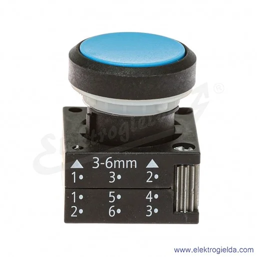 Napęd przycisku 3SB3000-0AA51 płaski niebieski, kwadratowe obramowanie, fi 22mm Napęd przycisku 3SB3000-0AA51 płaski niebieski, kwadratowe obramowanie, fi 22mm