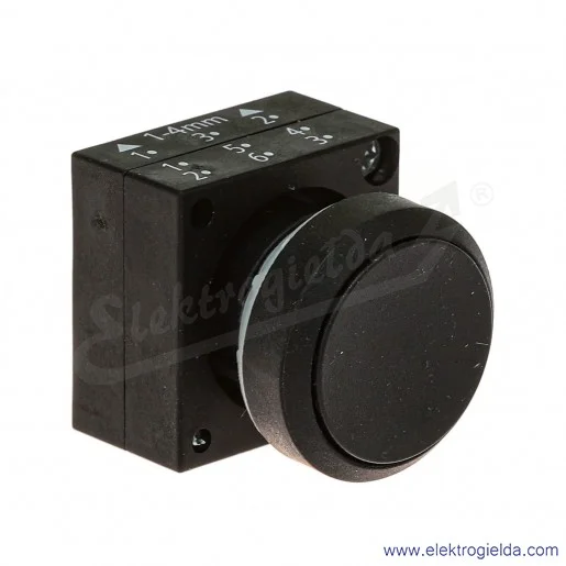 Napęd przycisku 3SB3000-0DA11 KCZ, bistabilny, płaski, czarny Napęd przycisku 3SB3000-0DA11 KCZ, bistabilny, płaski, czarny