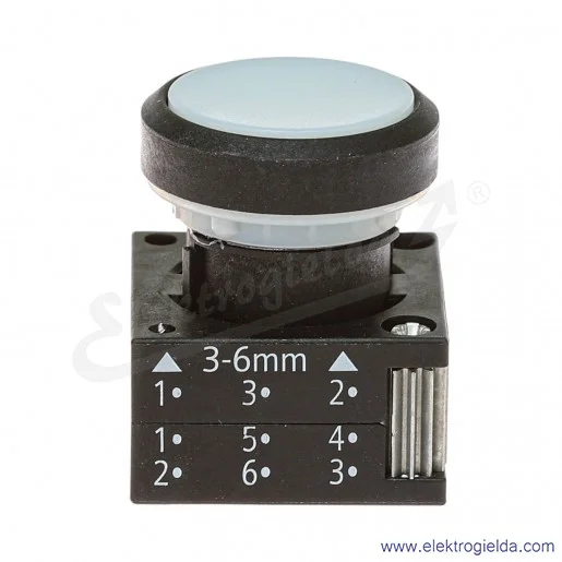 Napęd przycisku 3SB3000-0AA61 płaski biały, kwadratowe obramowanie, fi 22mm Napęd przycisku 3SB3000-0AA61 płaski biały, kwadratowe obramowanie, fi 22mm