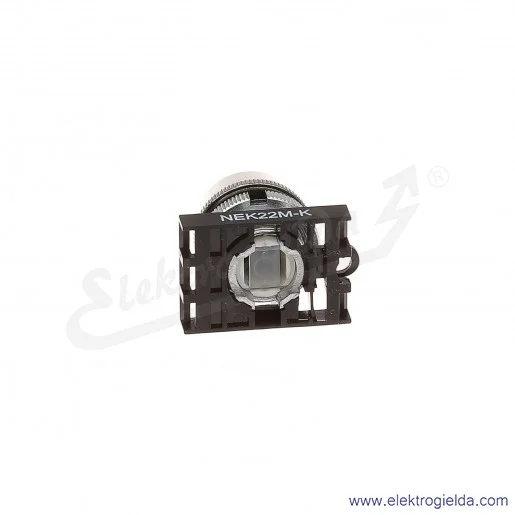 Napęd przycisku NEK22M-Ks czarny kryty metalowy samopowrotny Napęd przycisku NEK22M-Ks czarny kryty metalowy samopowrotny