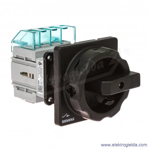 Rozłącznik główny 3LD2054-0TK51 3-BIEGUNOWY  MOC: 5.5KW /AC-3  PRĄD: IU 16A  MONTAŻ TABLICOWY NA OTWÓR 22mm Z CZARNYM NAPĘDEM OB Rozłącznik główny 3LD2054-0TK51 3-BIEGUNOWY  MOC: 5.5KW /AC-3  PRĄD: IU 16A  MONTAŻ TABLICOWY NA OTWÓR 22mm Z CZARNYM NAPĘDEM OB