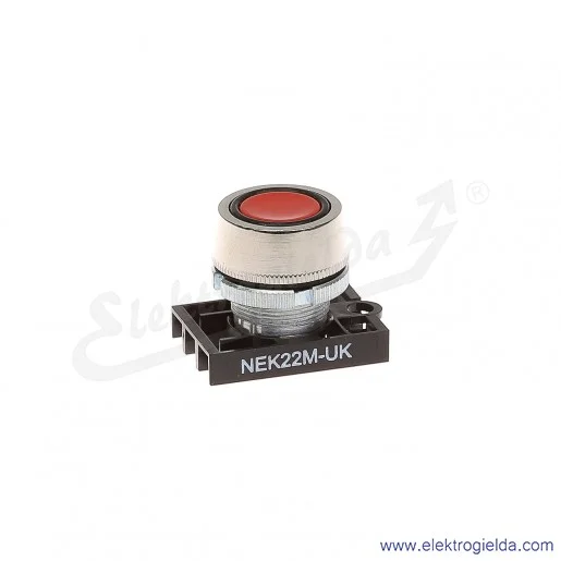Napęd przycisku NEK22M-UKc czerwony kryty uszczelniony metalowy Napęd przycisku NEK22M-UKc czerwony kryty uszczelniony metalowy