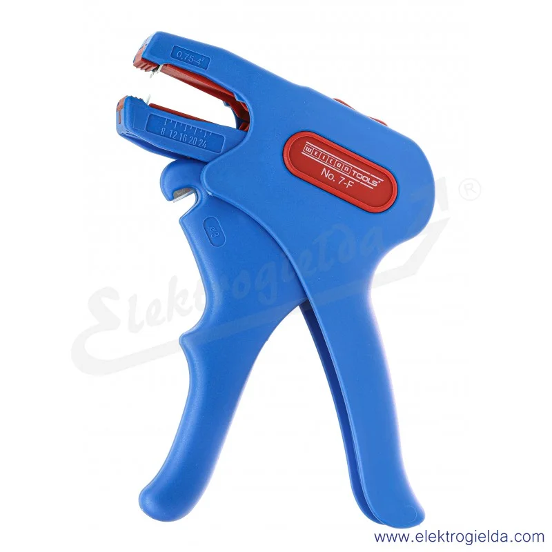 Ściągacz izolacji Weicon Nr 7 F zakres 0.75-4mm2 do płaskich kabli Ściągacz izolacji Weicon Nr 7 F zakres 0.75-4mm2 do płaskich kabli