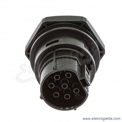 Gniazdo 96.071.6353.1, RST 20i7, 7P, 20A, czarne, montaż panelowy Gniazdo 96.071.6353.1, RST 20i7, 7P, 20A, czarne, montaż panelowy