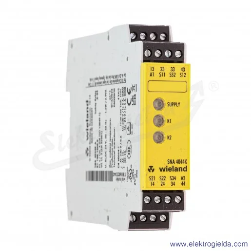 Przekaźnik bezpieczeństwa R1.188.1860.0, SNA4044K-A, 24VAC/DC Przekaźnik bezpieczeństwa R1.188.1860.0, SNA4044K-A, 24VAC/DC
