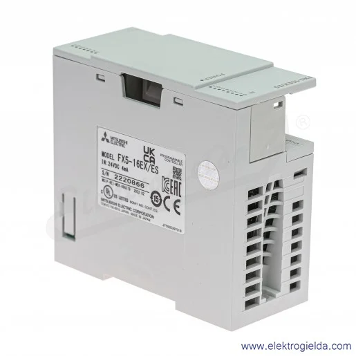 Moduł wejść wyjść 280505 FX5-16EX/ES 24VDC, 16 wejść 16 wyjść Moduł wejść wyjść 280505 FX5-16EX/ES 24VDC, 16 wejść 16 wyjść