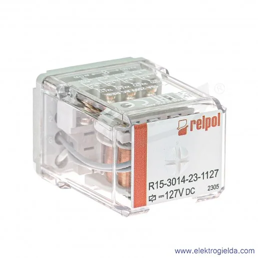 Przekaźnik elektromagnetyczny R15-3014-23-1127 4P 127VDC Przekaźnik elektromagnetyczny R15-3014-23-1127 4P 127VDC