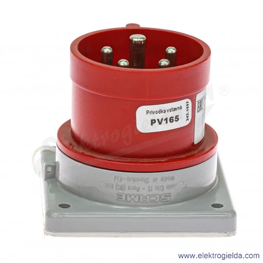Wtyczka tablicowa 243.1697 5P 16A IP44 Wtyczka tablicowa 243.1697 5P 16A IP44