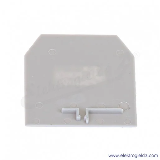 Płytka skrajna A41-0208 PSU-10 szara, 1mm, do ZUG-10 Płytka skrajna A41-0208 PSU-10 szara, 1mm, do ZUG-10