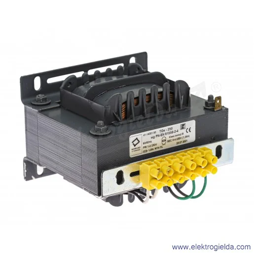 Transformator 41-14001.50 TO 250VA 230/230V, 1.1A Transformator 41-14001.50 TO 250VA 230/230V, 1.1A