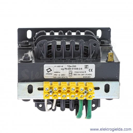 Transformator 41-14001.48 TOe 160VA 230/24 Transformator 41-14001.48 TOe 160VA 230/24