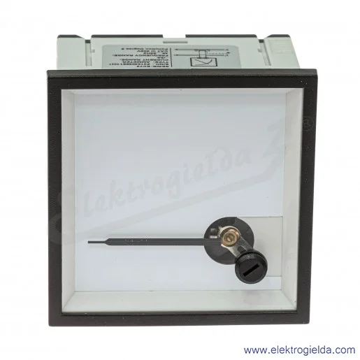 Amperomierz EC72../5A, wymiar czoła 72x72mm Amperomierz EC72../5A, wymiar czoła 72x72mm