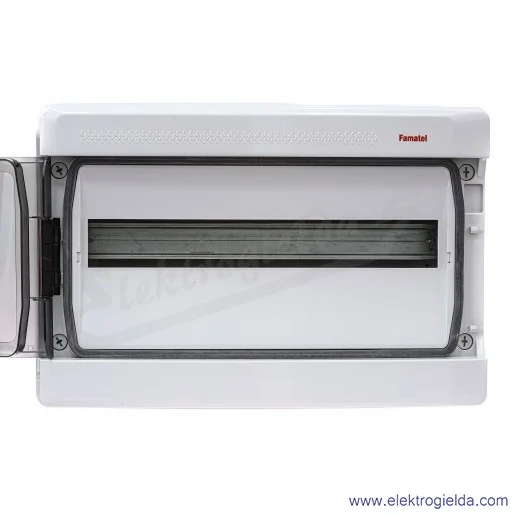 Obudowa modułowa 39018, Acqua+, 1x18 modułów, 290x430x160mm, IP65 Obudowa modułowa 39018, Acqua+, 1x18 modułów, 290x430x160mm, IP65