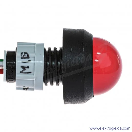 Lampka sygnalizacyjna LR-D20-24AC/DC MIGAJĄCA czerwona  LED 20mm 24VAC/DC