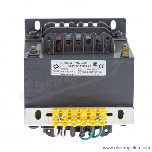 Transformator 41-16001\50 TO 400VA 230/230V Transformator 41-16001\50 TO 400VA 230/230V