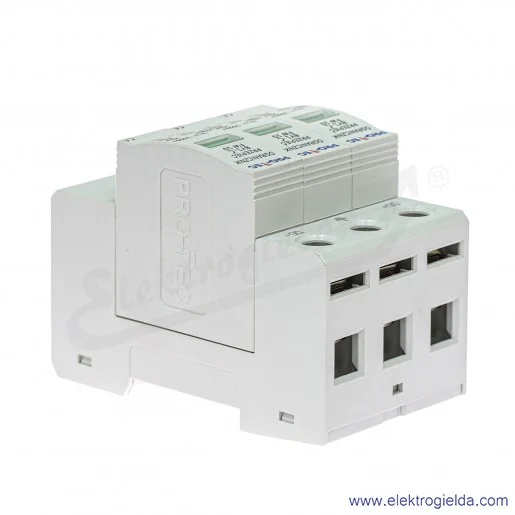 Ogranicznik przepięć 3224030 TYP II BY1-C/3 FW10 3P, T2 20kA, do 1000VDC dla fotowoltaiki Ogranicznik przepięć 3224030 TYP II BY1-C/3 FW10 3P, T2 20kA, do 1000VDC dla fotowoltaiki