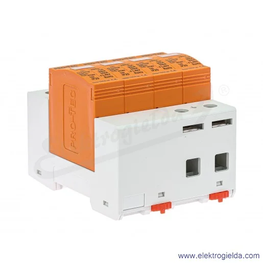 Ogranicznik przepięć 3212040 BY1-B+C/4 4 pol B+C (typ 1+2) Ogranicznik przepięć 3212040 BY1-B+C/4 4 pol B+C (typ 1+2)