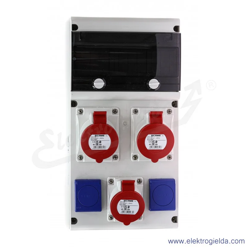 Rozdzielnia 632.331W 11 modułów DIN 2x32A/5+1x16A/5+2x230V Rozdzielnia 632.331W 11 modułów DIN 2x32A/5+1x16A/5+2x230V