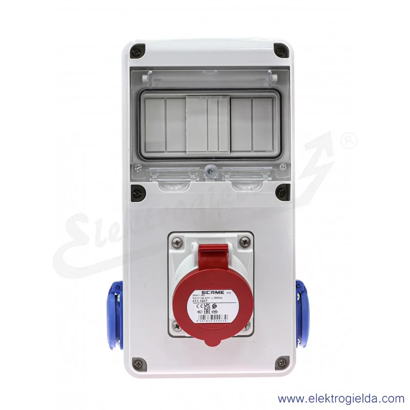 Rozdzielnia 633.1W 6 modułów DIN 1x 400V 16A 5P + 2x230V Rozdzielnia 633.1W 6 modułów DIN 1x 400V 16A 5P + 2x230V