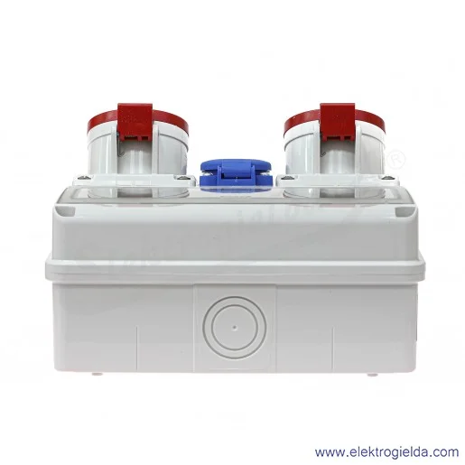 Rozdzielnia 633.3322 11 modułów DIN 2x400V 32A 5P + 2x230V Rozdzielnia 633.3322 11 modułów DIN 2x400V 32A 5P + 2x230V