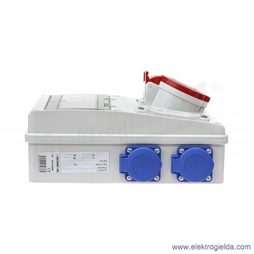 Rozdzielnia 633.31WW 11 modułów DIN 16A 5P + 32A 5P + 4x230V Rozdzielnia 633.31WW 11 modułów DIN 16A 5P + 32A 5P + 4x230V