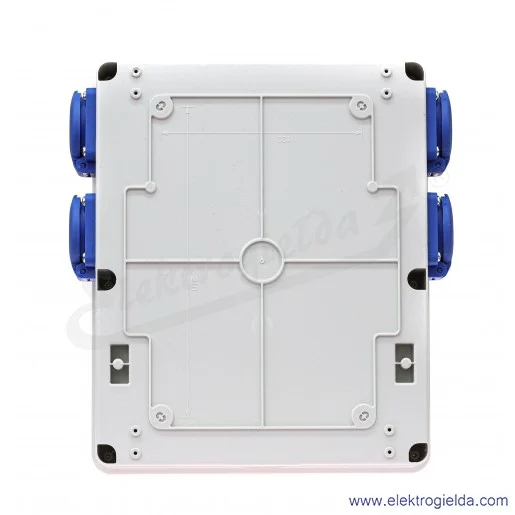 Rozdzielnia 633.31WW 11 modułów DIN 16A 5P + 32A 5P + 4x230V Rozdzielnia 633.31WW 11 modułów DIN 16A 5P + 32A 5P + 4x230V