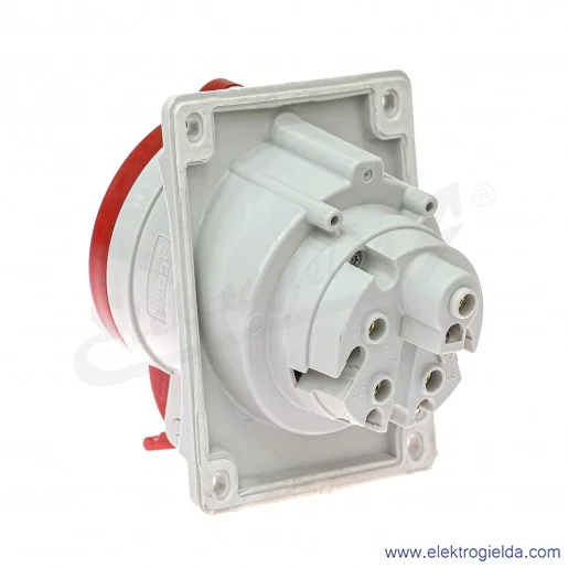 Gniazdo tablicowe 413.3267 5x32A 3P+N+E, 32A, IP44 seria Optima Gniazdo tablicowe 413.3267 5x32A 3P+N+E, 32A, IP44 seria Optima