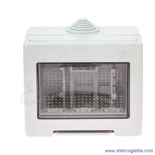 Puszka natynkowa 136.5123 3-modułowa, 98x82x52mm, IP55 Unibox Puszka natynkowa 136.5123 3-modułowa, 98x82x52mm, IP55 Unibox