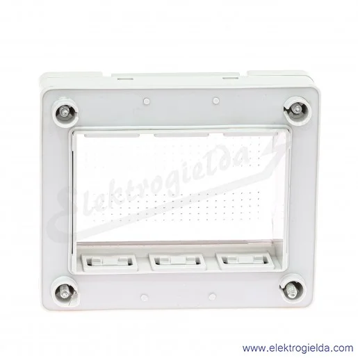Puszka natynkowa 136.5123 3-modułowa, 98x82x52mm, IP55 Unibox Puszka natynkowa 136.5123 3-modułowa, 98x82x52mm, IP55 Unibox