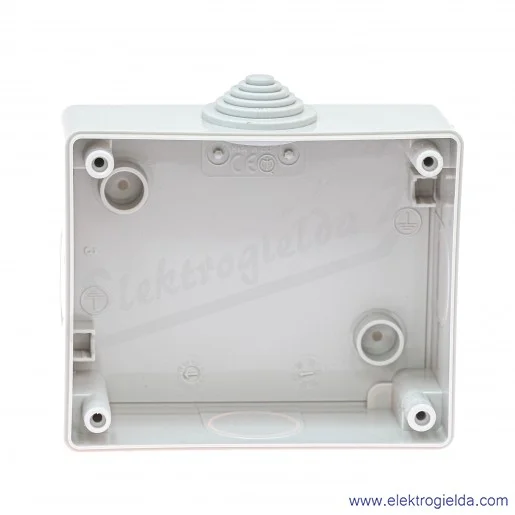 Puszka natynkowa 136.5123 3-modułowa, 98x82x52mm, IP55 Unibox Puszka natynkowa 136.5123 3-modułowa, 98x82x52mm, IP55 Unibox